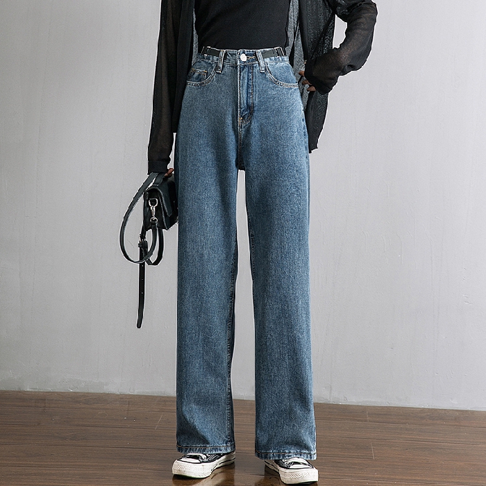 retro straight jeans