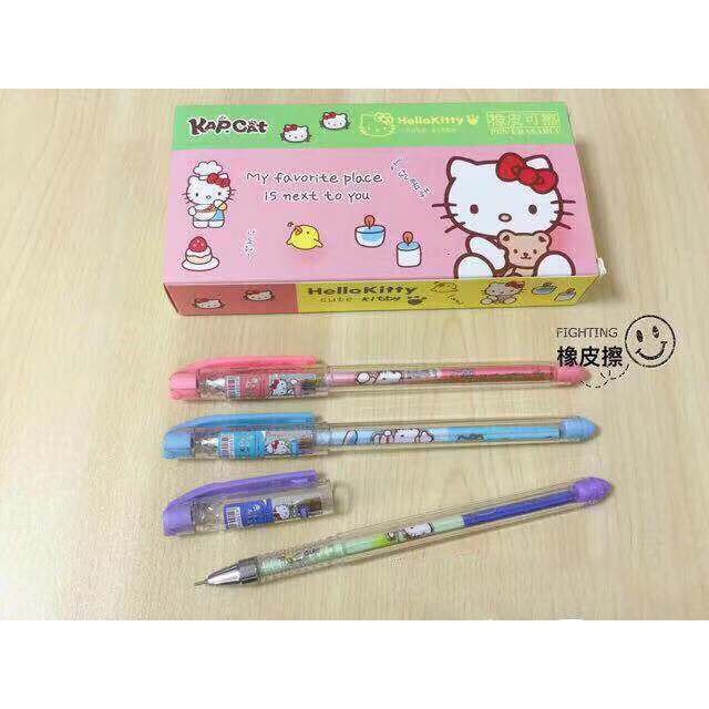 1Box/12Pcs Hello Kitty Erasable Pen School Supplies Shopee Philippines