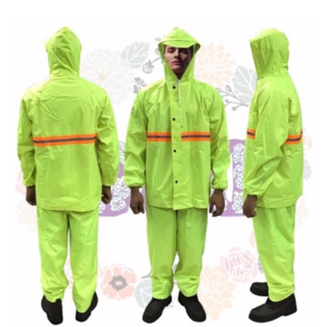 908 Heavy Duty Water Proof Reflective raincoat Shopee Philippines
