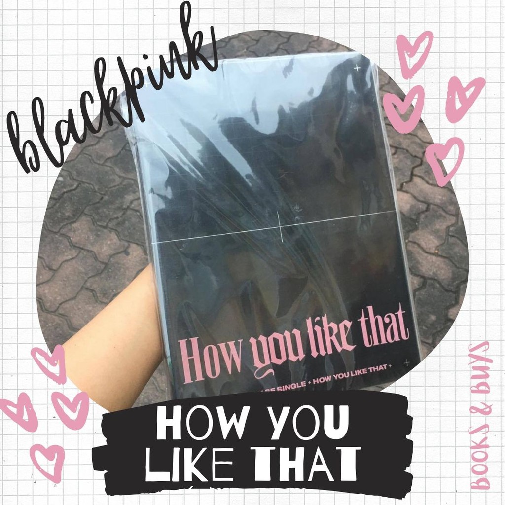 On Hand Blackpink How You Like That Album Special Ed Sealed Ktown4u Pob Photocard Poster Shopee Philippines