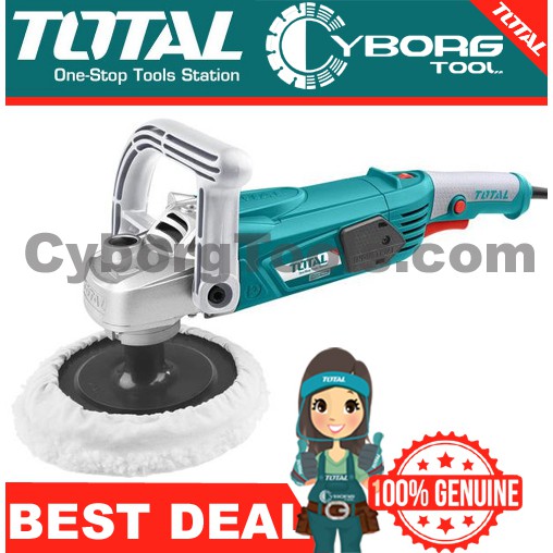 TOTAL TP1141806 ANGLE POLISHER 1.400W 180mm Tools Shopee