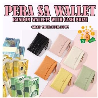 LUCKY KOREAN WALLET Long Card Bag Coin Leather Holder Clutch Zipper Women's Fashion Style New Buckle
