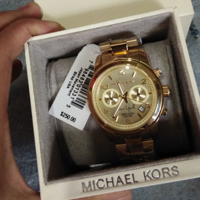 michael kors limited edition new york watch