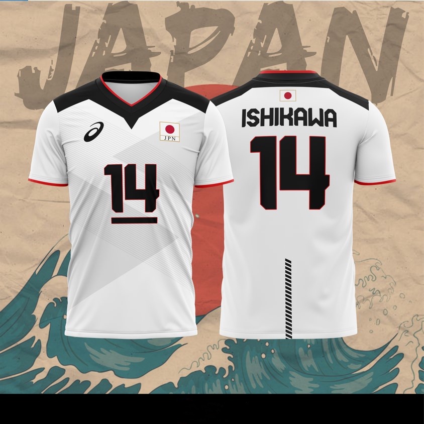 ins2020 Japan Olympic Volleyball Jersey Ishikawa yuki No.14 Casual