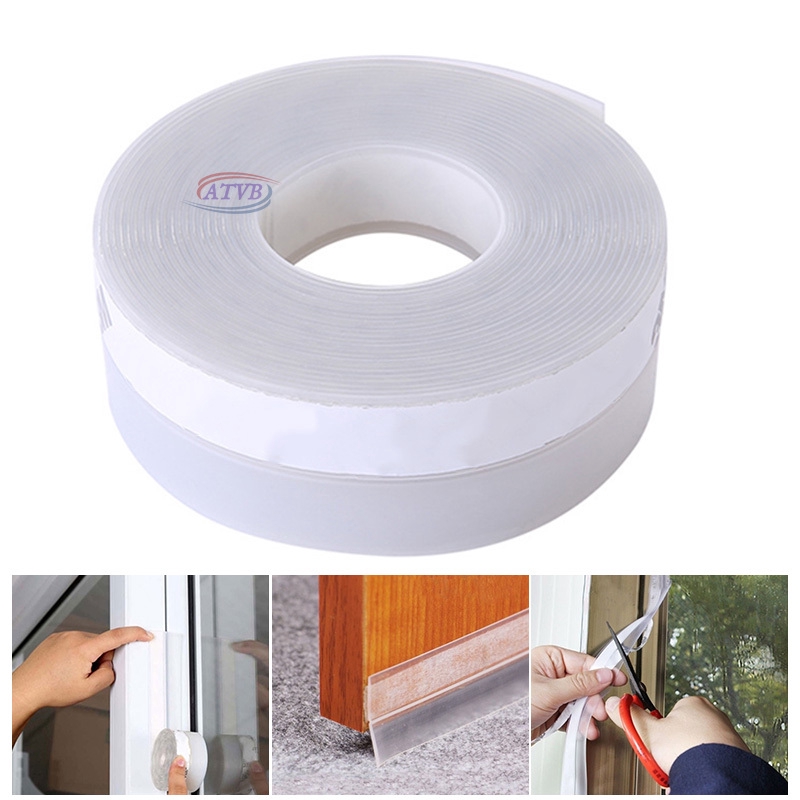 Weather Stripping Sliding Door Seal Strip Frameless Silicone For