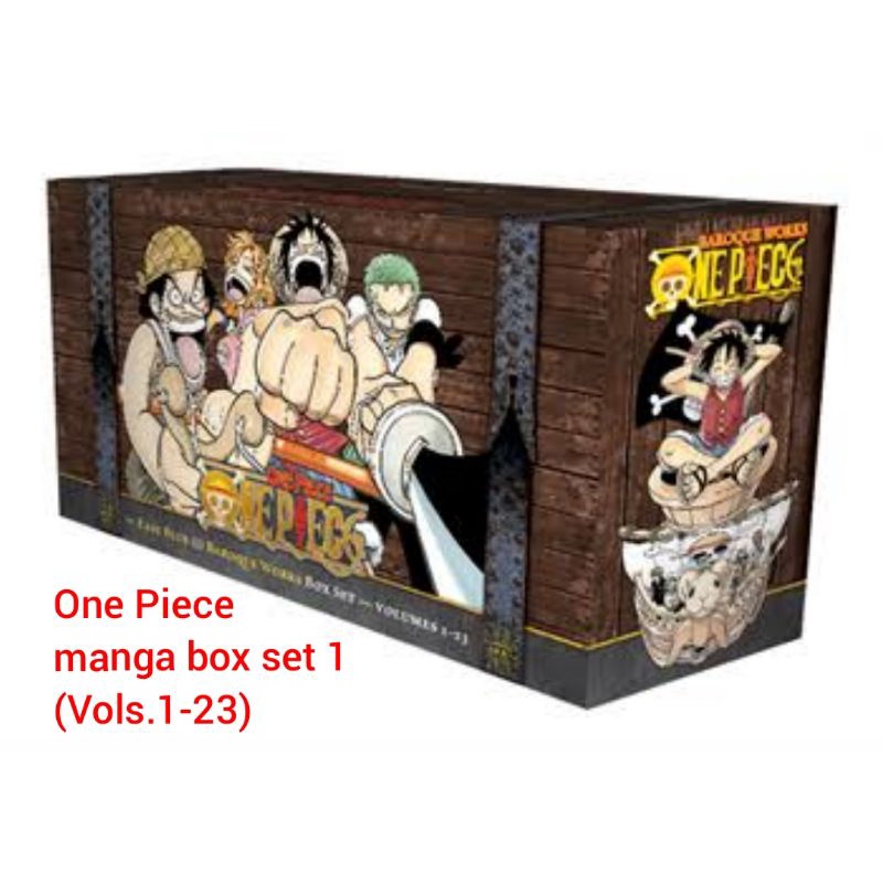 One Piece manga box set 1 (Vols.123) Shopee Philippines