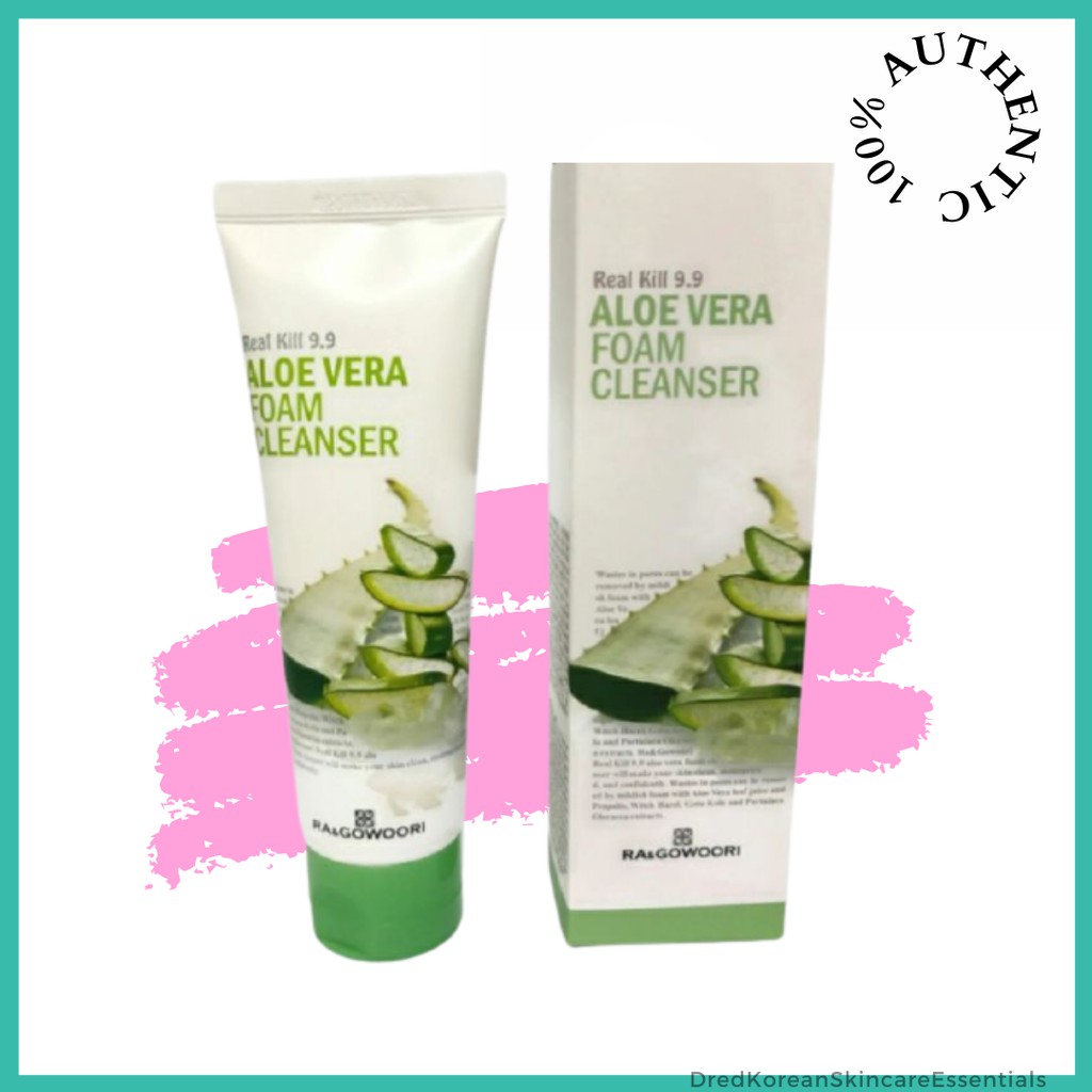 ALOE VERA Facial Foam Cleanser by Ra&Gowoori | Shopee Philippines