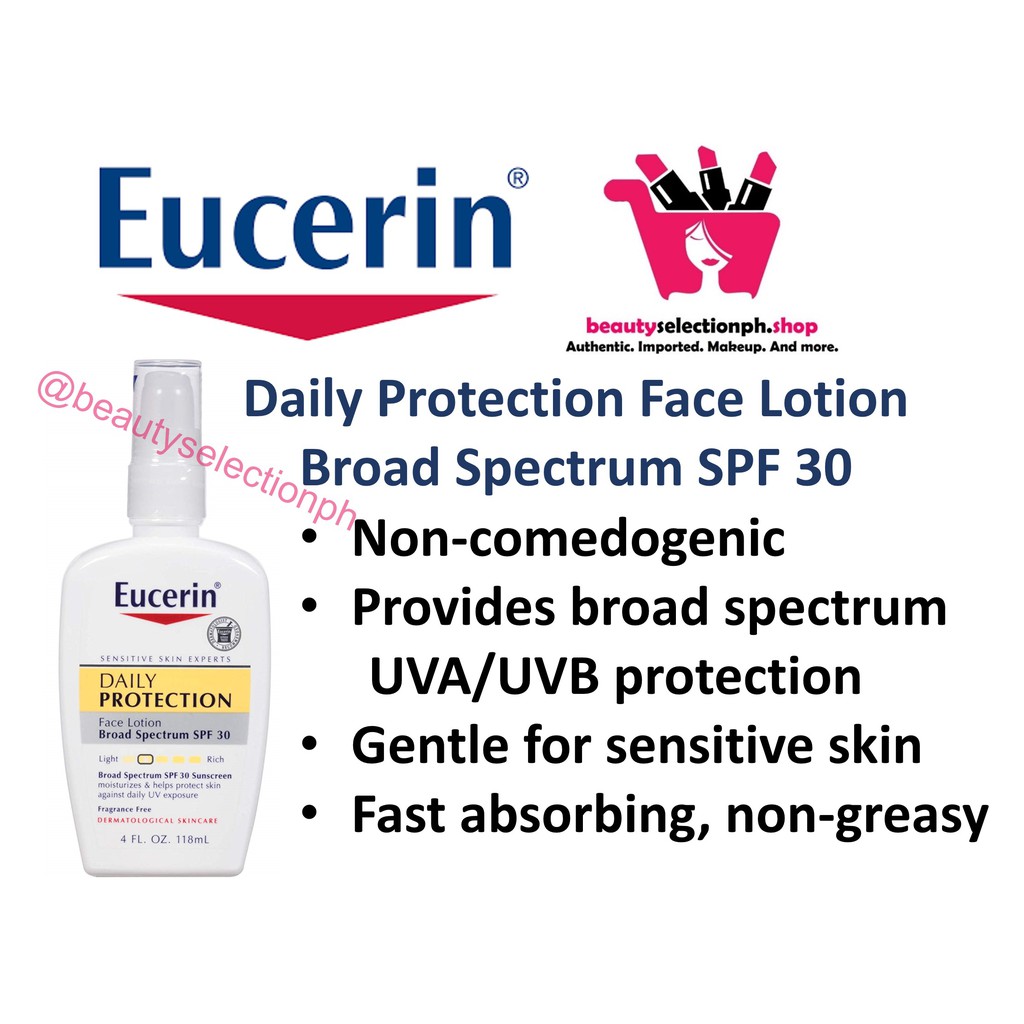 daily protection face lotion broad spectrum spf 30