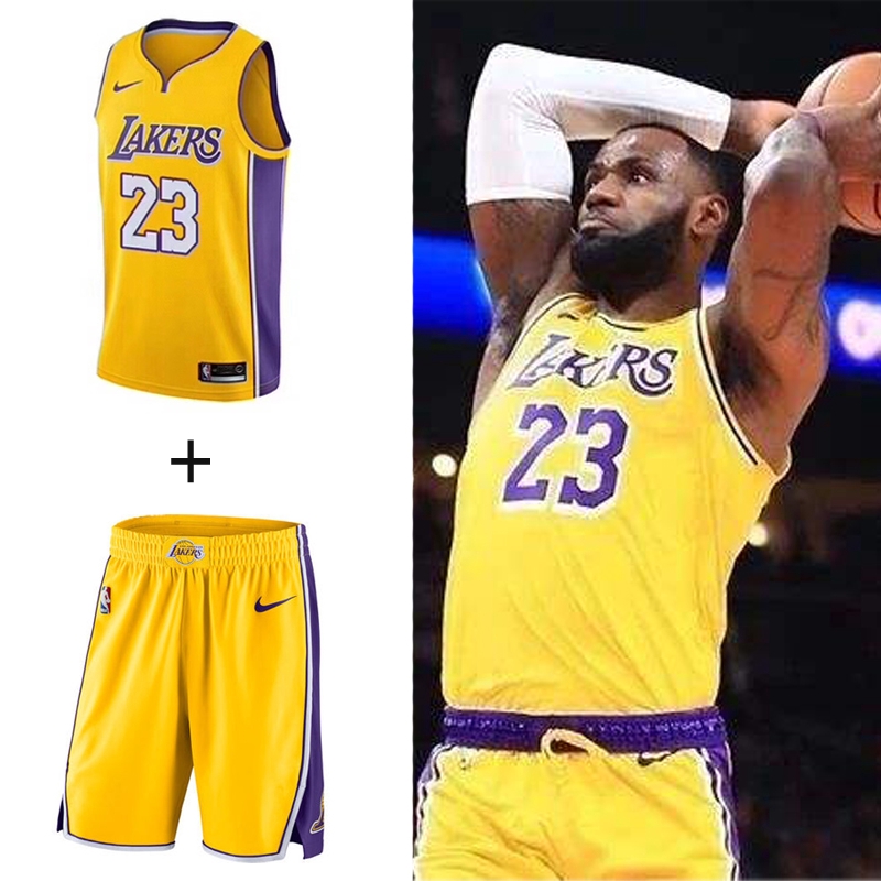 lakers city jersey shorts