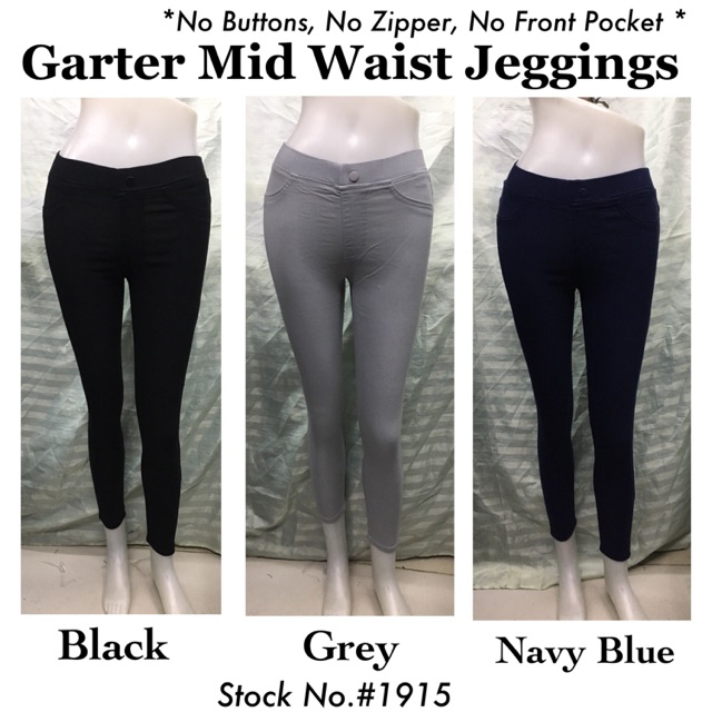 mid waist jeggings