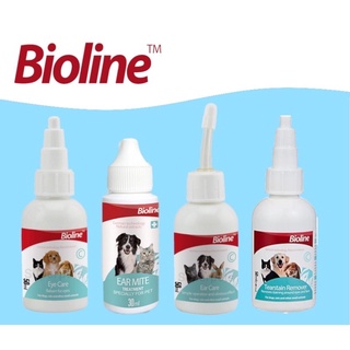 Bioline Ear Care / Tear Stain/ EYE CARE 50ml Clean Ears and Eyes for Cats & Dogs
