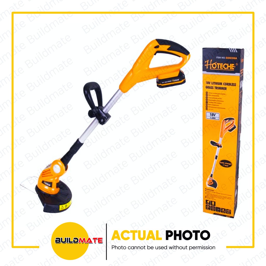 18v cordless grass trimmer