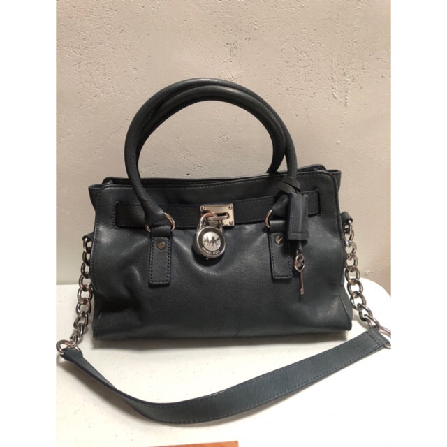 michael kors black hamilton bag