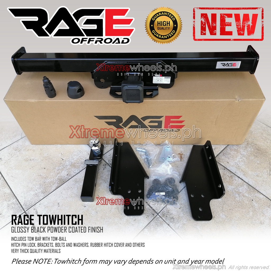 Isuzu Dmax 20122023 Set Rage Towhitch / Tow hitch Receiver / Bike Rack