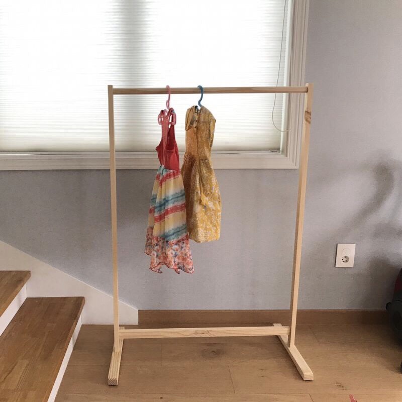 KAYU GANTUNGAN Ladder hanger Wooden Clothes hanger model Clothesline