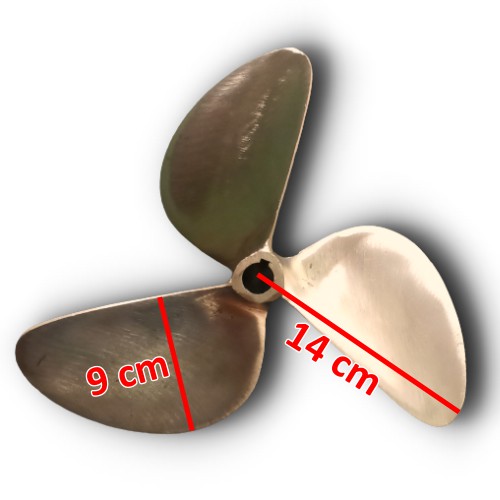 Propeller / Propeller Brass Boat Type TS 130 Leaves 3 Asian Propeller