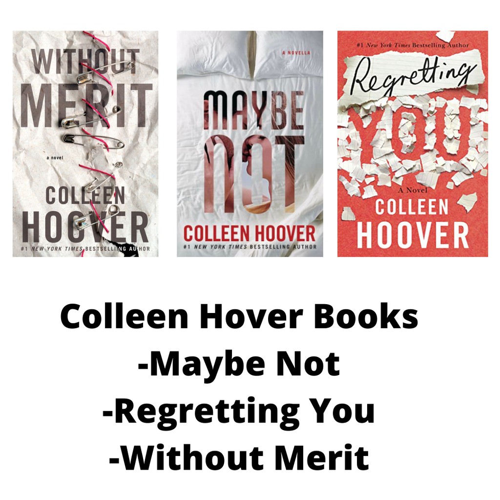 Colleen Hover Books Maybe Not Without Merit Regretting You Shopee   55d31be1a5716dbdb858d672aab3980d