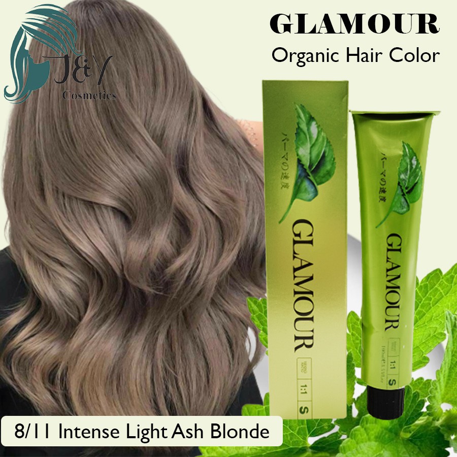 Glamour Hair Color /Light Copper Intense Light Ash Blond 100ml (J&Y  Cosmetics) | Shopee Philippines