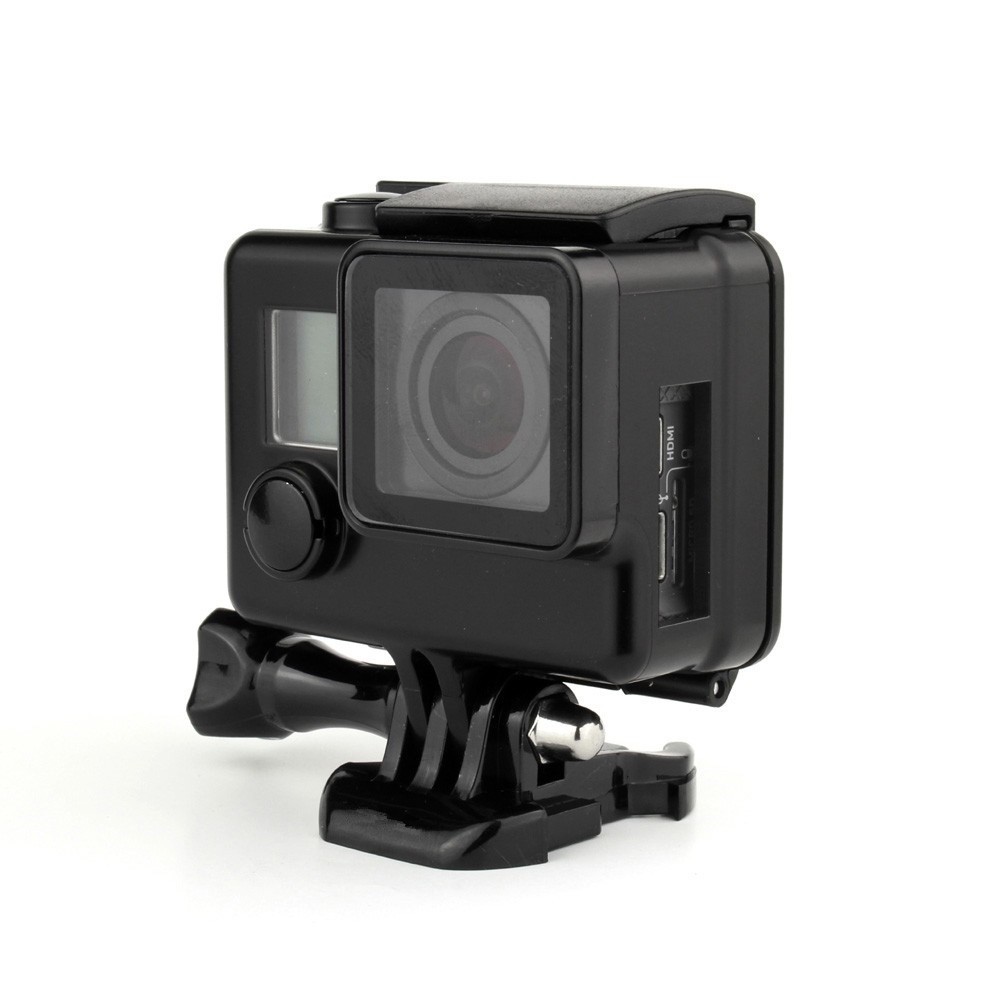 Blackout Skeleton Housing Case Side Open For Gopro Hero 4 3 3 Black Protective Housing Case For Go Pro Accessories Shopee Philippines