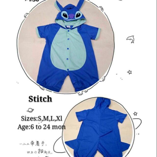 stitch baby costume