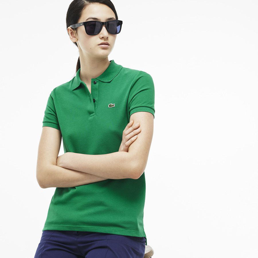 green lacoste polo