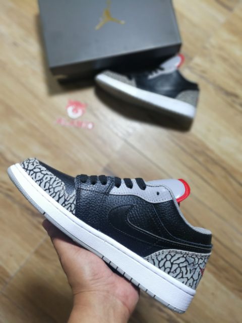 jordan 1 low black cement