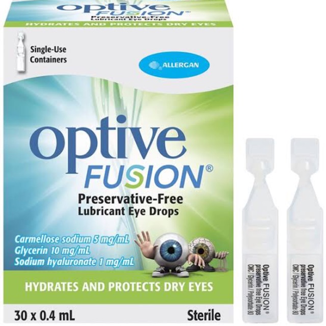 Optive Fusion UD Preservative Free Lubricant Eye Drops | Shopee Philippines