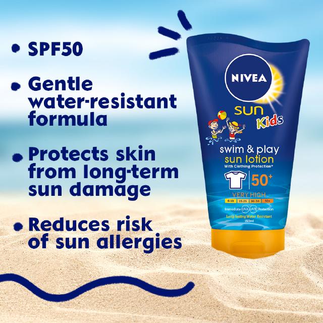 NIVEA Sun Kids Ultra Protect & Play Lotion with SPF 50, Sunblock for Kids, 150ml #4