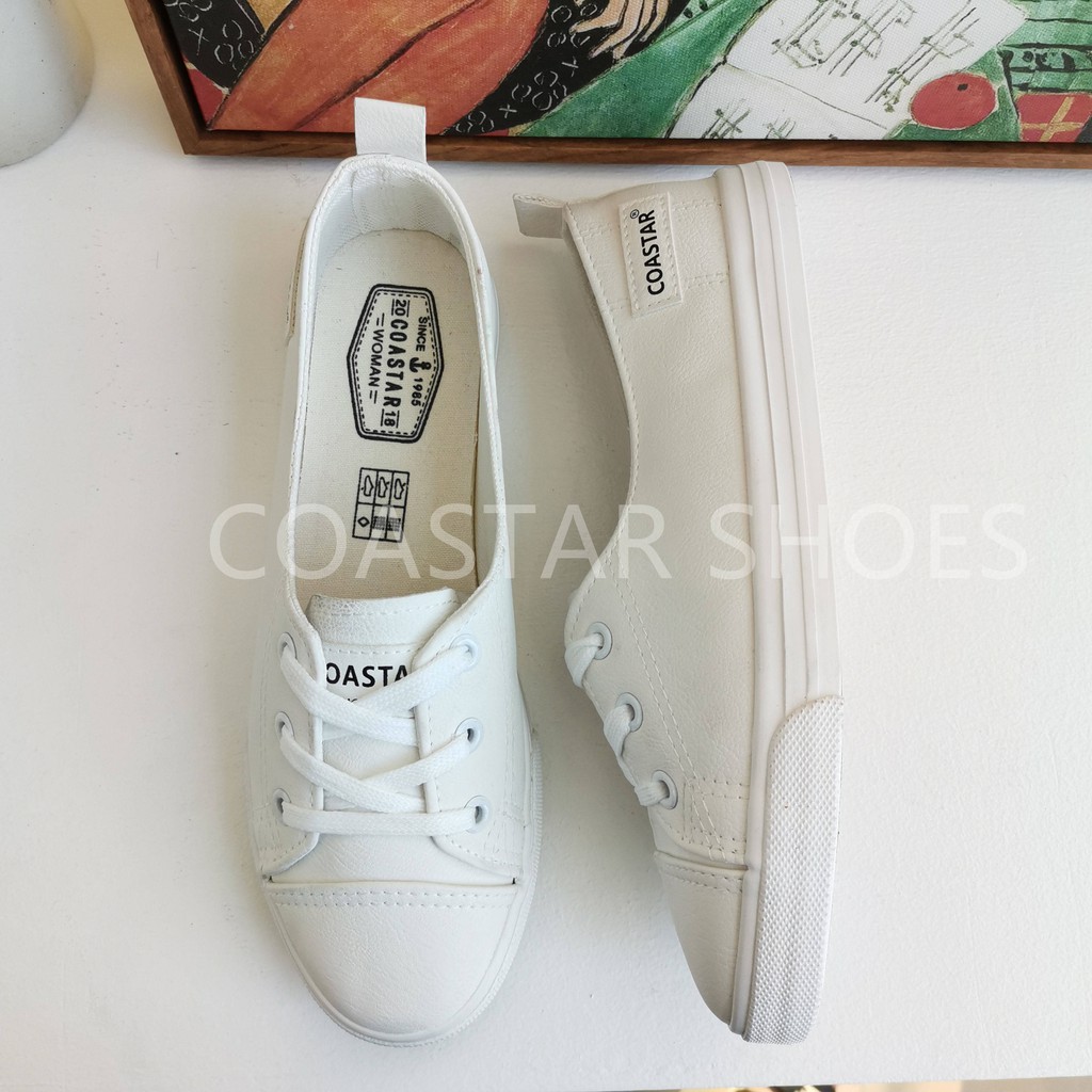 womens white leather trainers sale