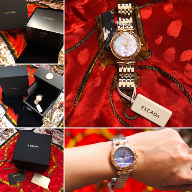 escada watch with diamond