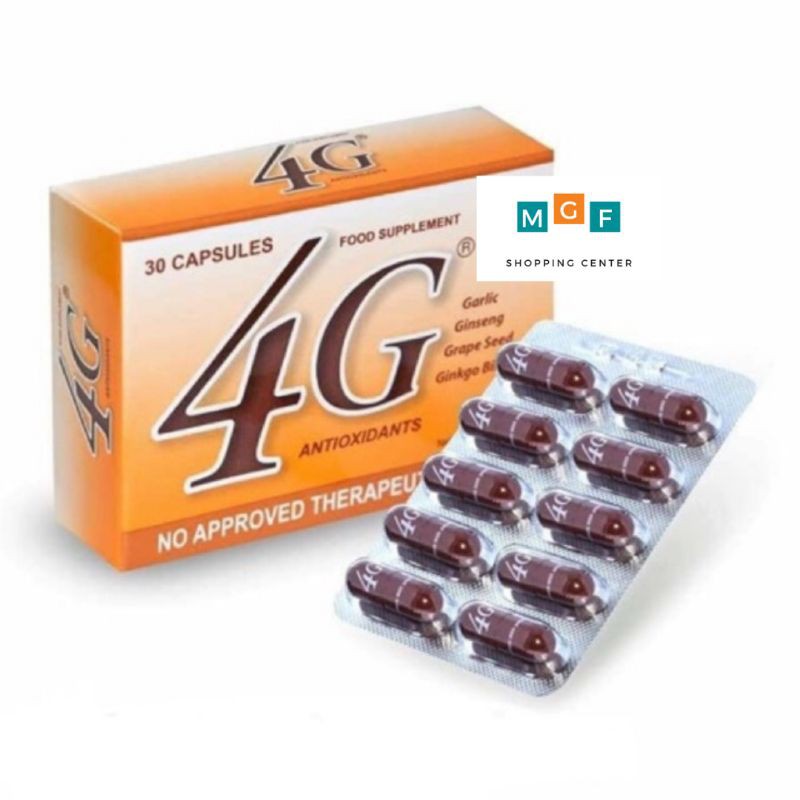4G Antioxidant Capsule (510mg) Shopee Philippines