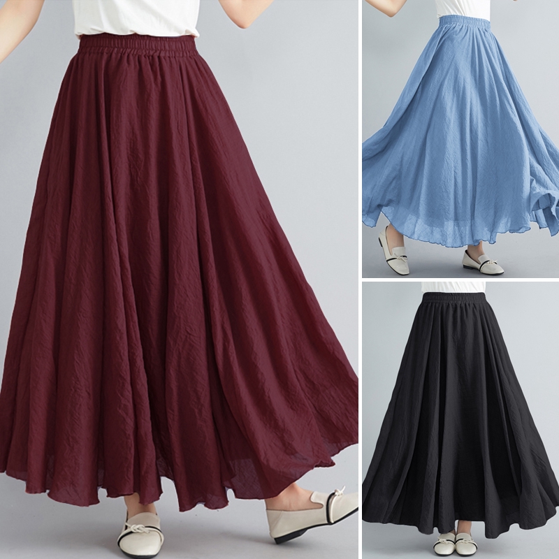 swing maxi skirt