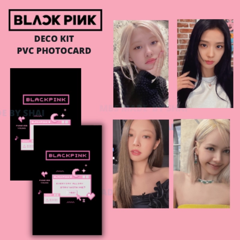 BP DECO KIT PVC photocards (Waterproof) Shopee Philippines