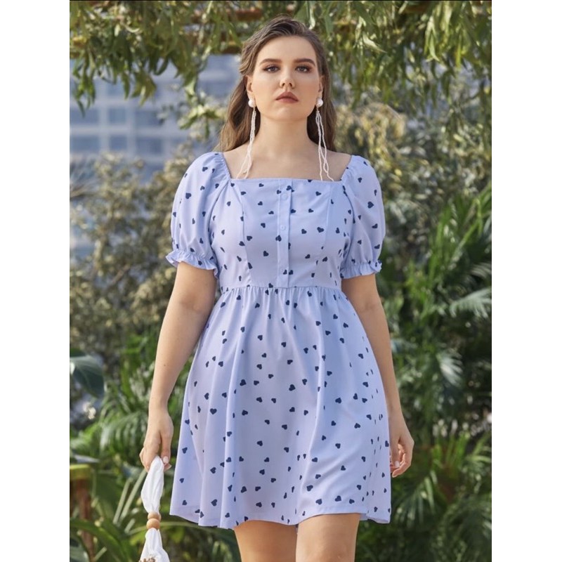 SHEIN Curve Plus Size Dress | Shopee ...