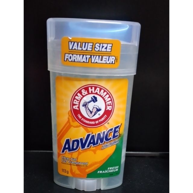 Arm and Hammer Advance Antiperspirant Clear Gel Transparent Deodorant
