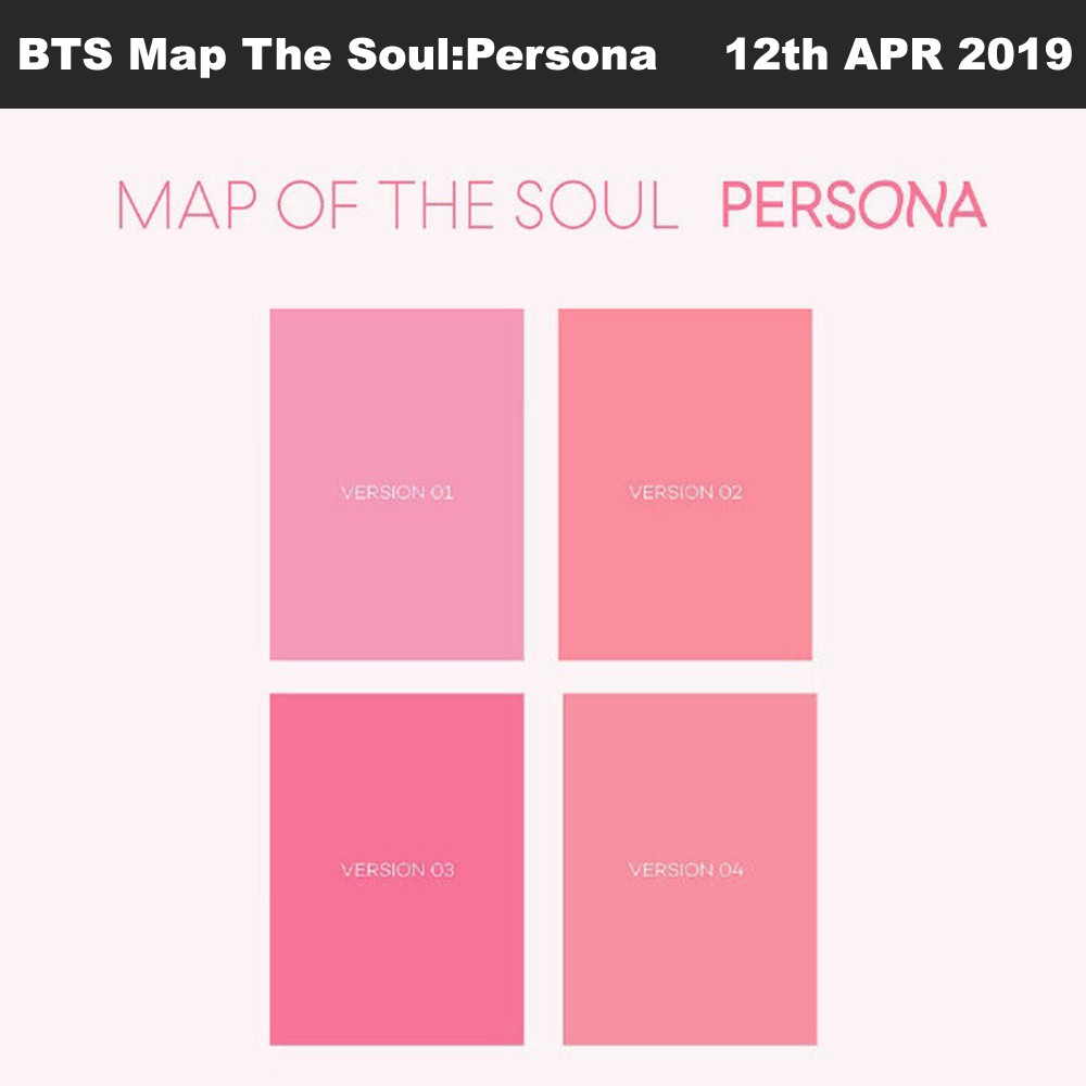 Bts Map Of The Soul Persona Album Ver 1 4 Cd Photobook Card Etc Shopee Philippines