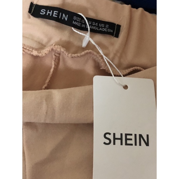SHEIN Nude Flare Pants | Shopee Philippines