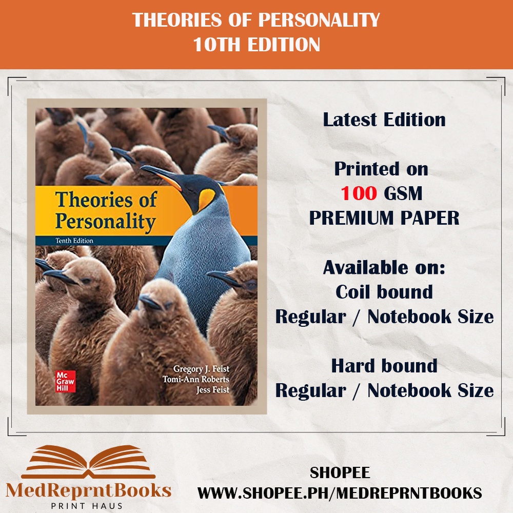 THEORIES OF PERSONALITY 10TH EDITION | Shopee Philippines