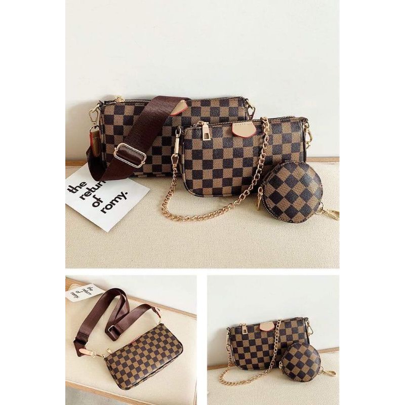 Louis Vuitton Sling Bag with coin purse Shopee Philippines