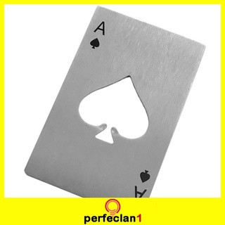 [perfeclan1]Playing Card Ace of Spades Poker Bar Soda Stainless Beer Bottle Cap Opener #5