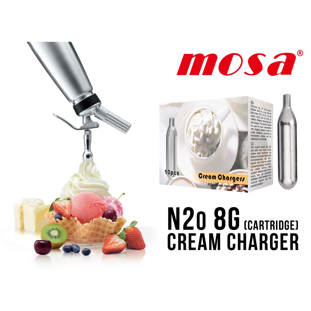 MOSA N20 Cream Charger 1 Box/10 pcs. Shopee Philippines