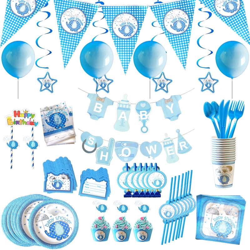 baby shower disposable tableware
