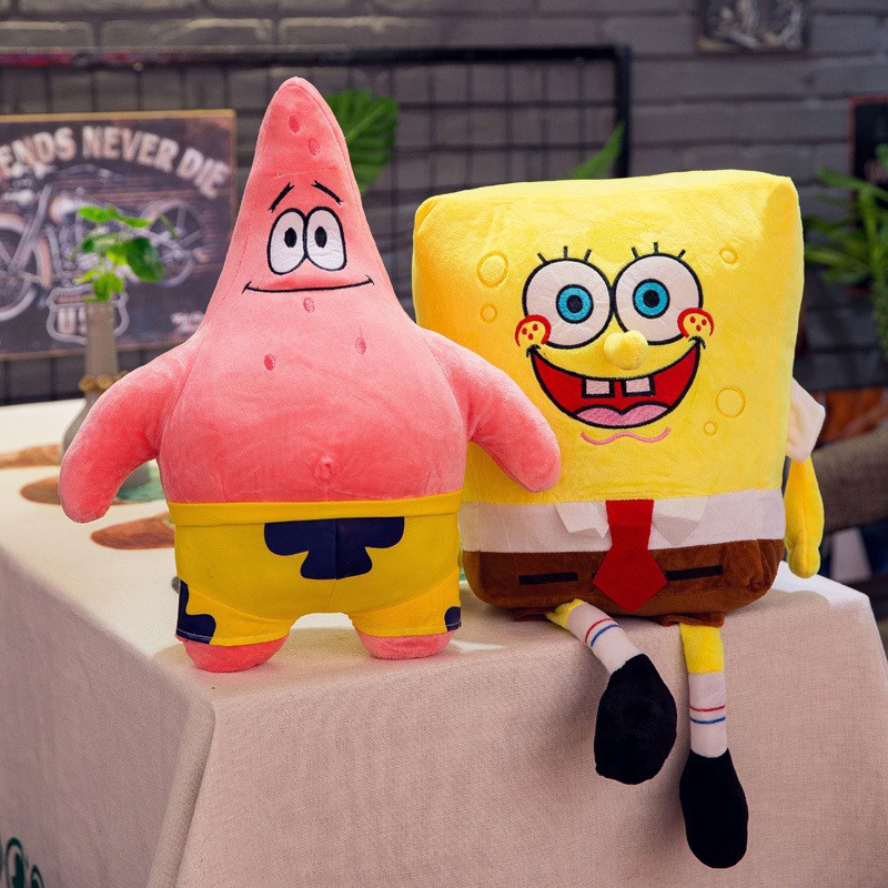 spongebob and patrick stuffed toys