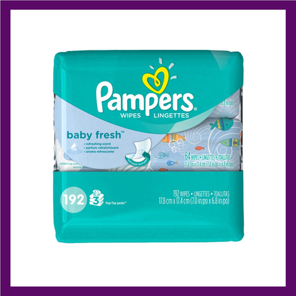 pampers baby fresh wipes