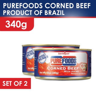 Purefoods Corned Beef Brazil (340g) Set of 2