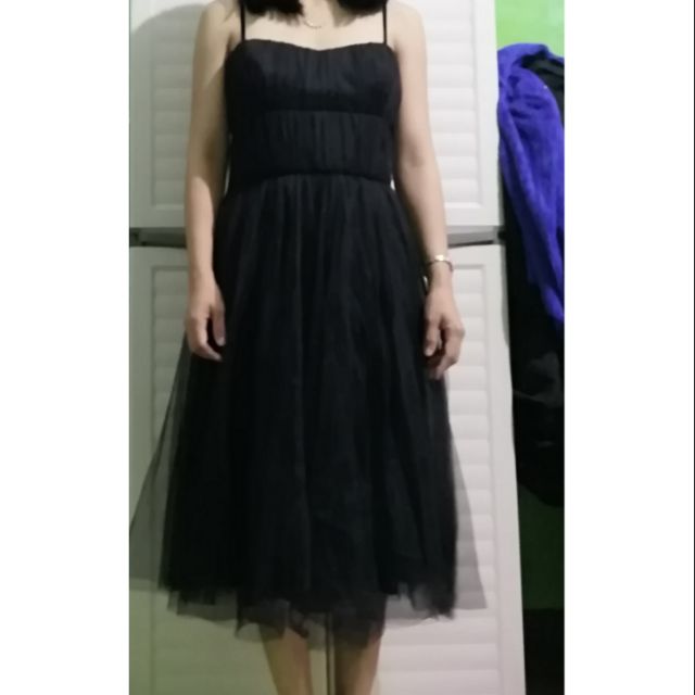 banana republic black dress