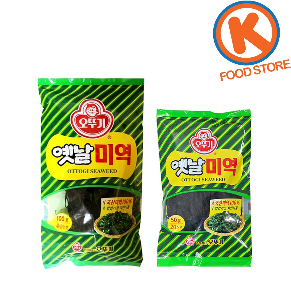 Ottogi 50g/100g Dried Seaweed Miyeok Korean Foods Korean Products