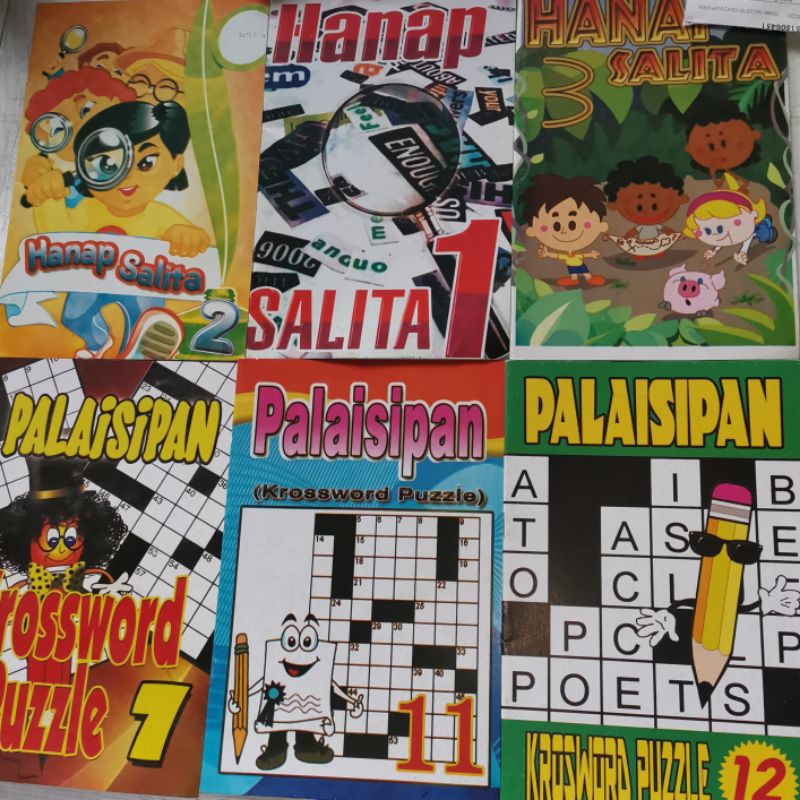 Hanap Salita Palaisipancross Word Puzzlemini Activity Book Shopee Philippines 6208