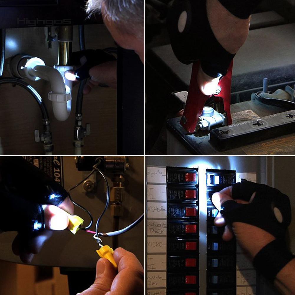 electricians fingerless gloves