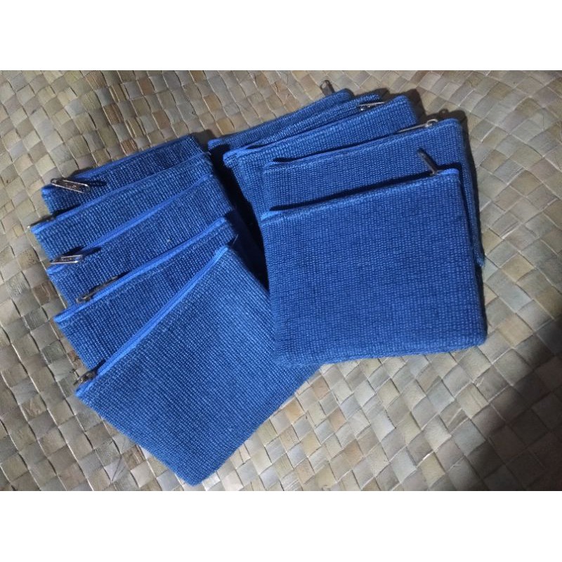 1 pack of 10 pcs Philippine handloom woven abaca jute coin purse